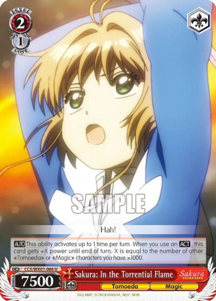 Sakura: In the Torrential Flame 「CCS/WX01-066」「EN」