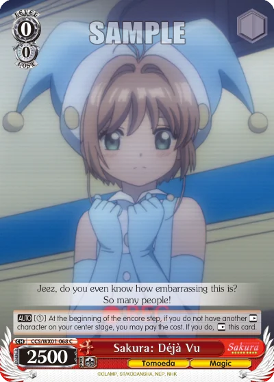 Sakura: D?j? Vu 「CCS/WX01-068」「EN」