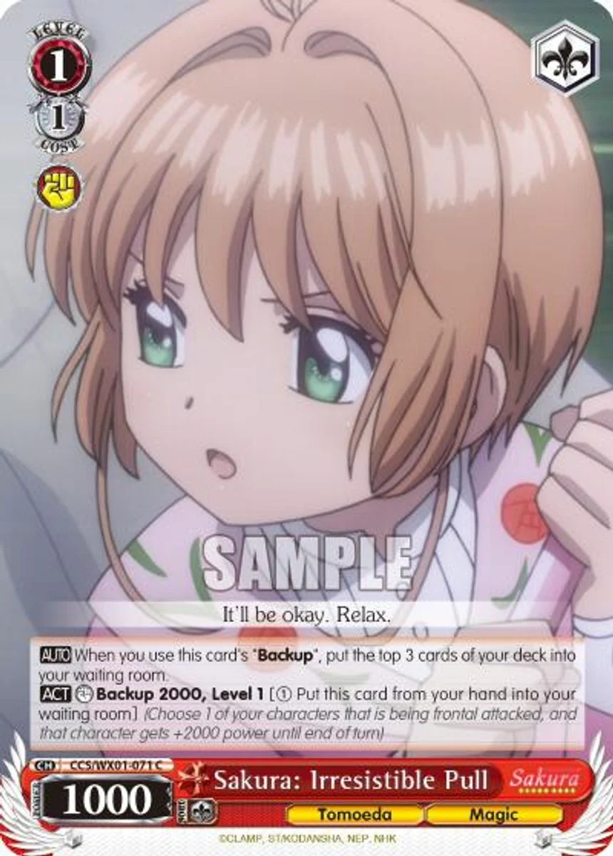 Sakura: Irresistible Pull 「CCS/WX01-071」「EN」