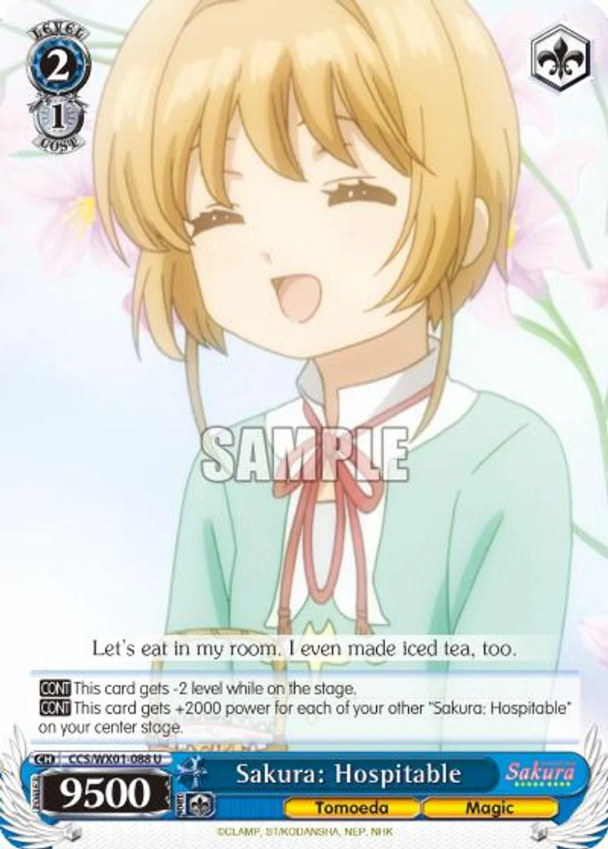 Sakura: Hospitable 「CCS/WX01-088」「EN」