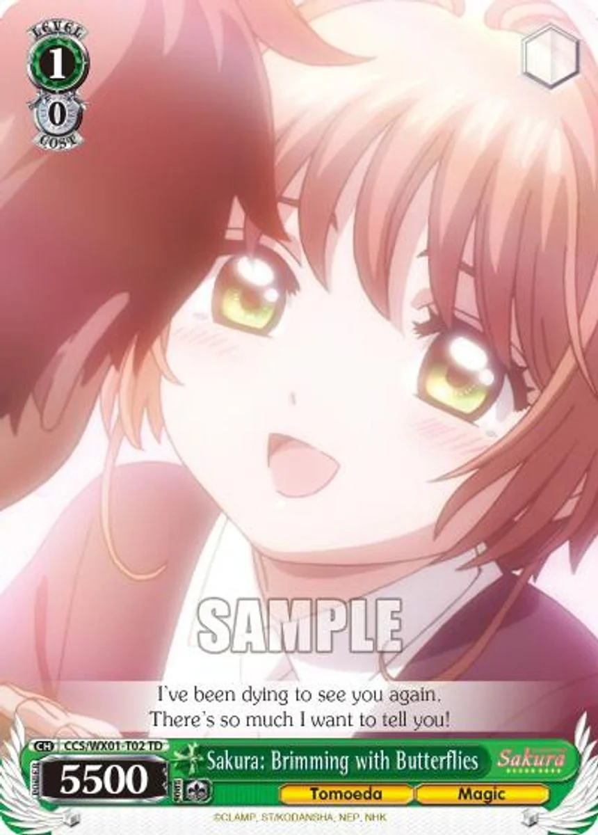 Sakura: Brimming with Butterflies 「CCS/WX01-T02」「EN」