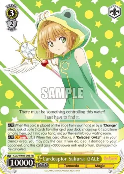 Cardcaptor Sakura: GALE #CCS/WX01-003 · Weiss Schwarz
