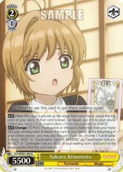 Sakura Kinomoto #CCS/WX01-009 · Weiss Schwarz