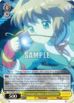 Cardcaptor Sakura: GRAVITATION #CCS/WX01-012 · Weiss Schwarz