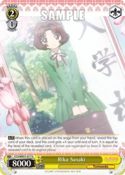 Rika Sasaki #CCS/WX01-017 · Weiss Schwarz