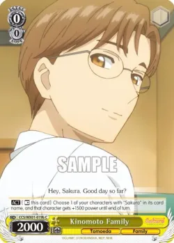 Kinomoto Family #CCS/WX01-019b · Weiss Schwarz