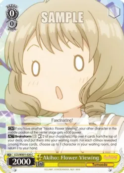 Akiho: Flower Viewing #CCS/WX01-020 · Weiss Schwarz