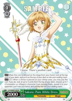Sakura: Pure White Dress #CCS/WX01-035 · Weiss Schwarz