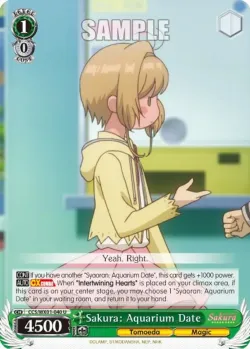 Sakura: Aquarium Date #CCS/WX01-040 · Weiss Schwarz