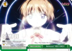 Release! RECORD! #CCS/WX01-054 · Weiss Schwarz