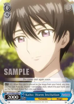 Kaito: Warm Invitation 「CCS/WX01-090」「EN」