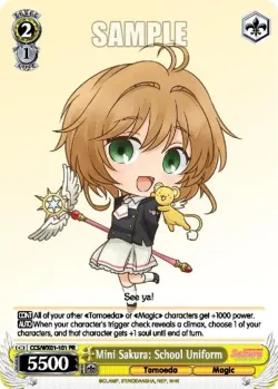 Mini Sakura: School Uniform 「CCS/WX01-101」「EN」