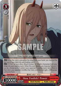 How Foolish! Power 「CSM/S96-TE18」「EN」