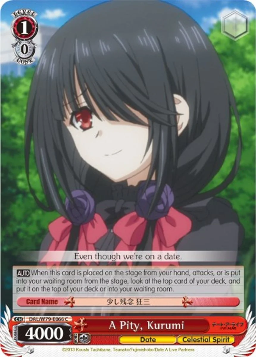 A Pity, Kurumi 「DAL/W79-E066」「EN」