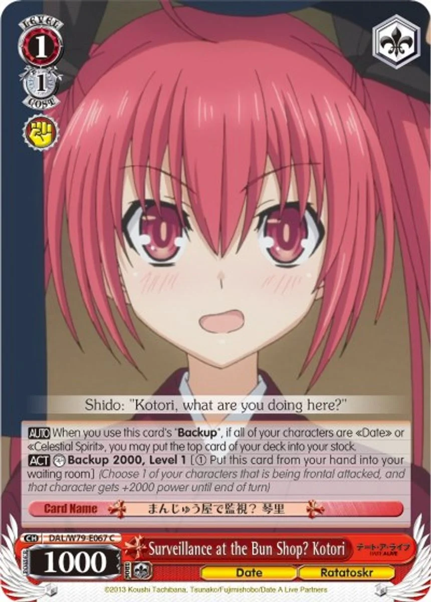 Surveillance at the Bun Shop? Kotori 「DAL/W79-E067」「EN」