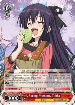 A Spring Moment, Tohka #DAL/W79-E056 · Weiss Schwarz