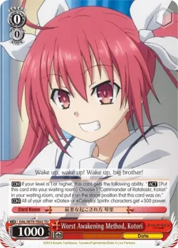 Worst Awakening Method, Kotori 「DAL/W79-TE02」「EN」