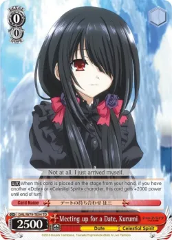 Meeting up for a Date, Kurumi 「DAL/W79-TE04」「EN」