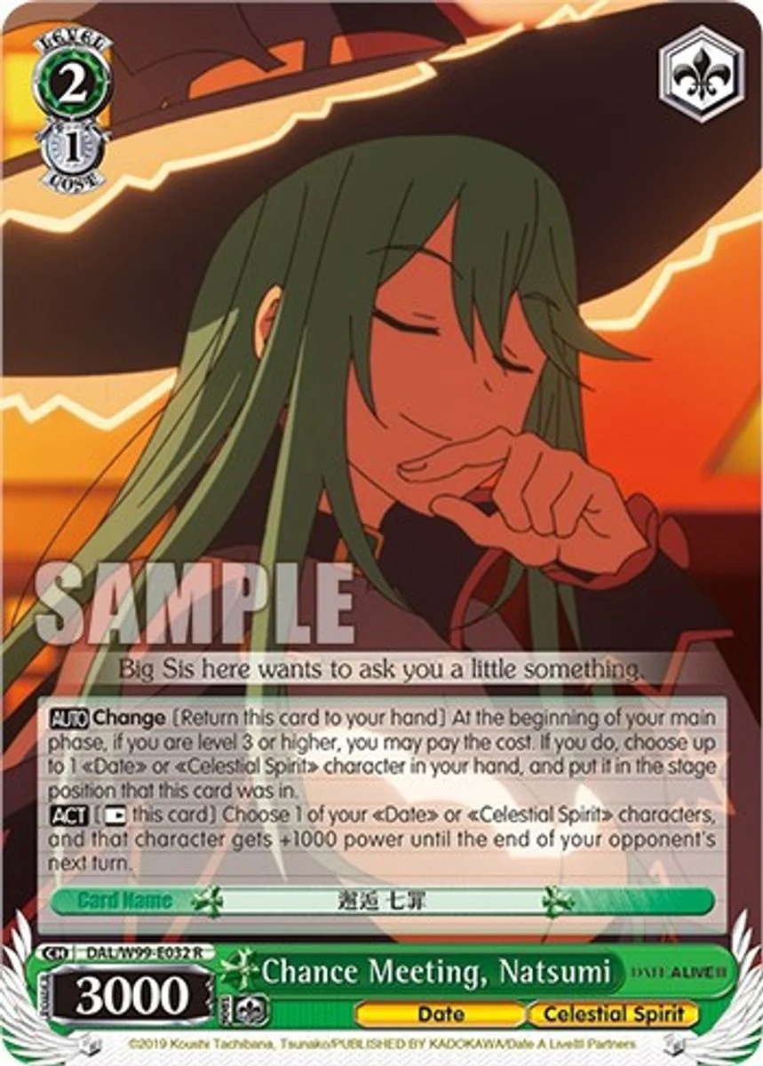 Chance Meeting, Natsumi 「DAL/W99-E032」「EN」