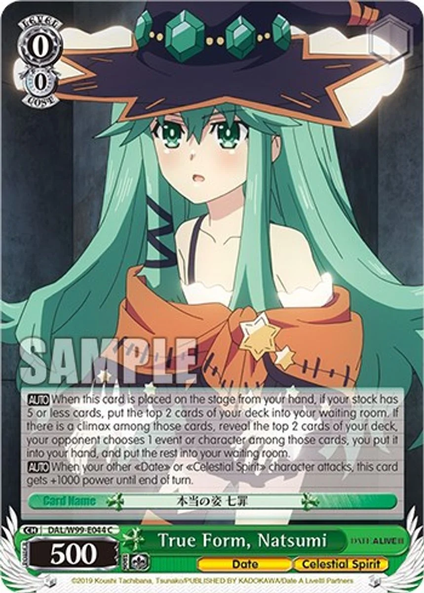 True Form, Natsumi 「DAL/W99-E044」「EN」
