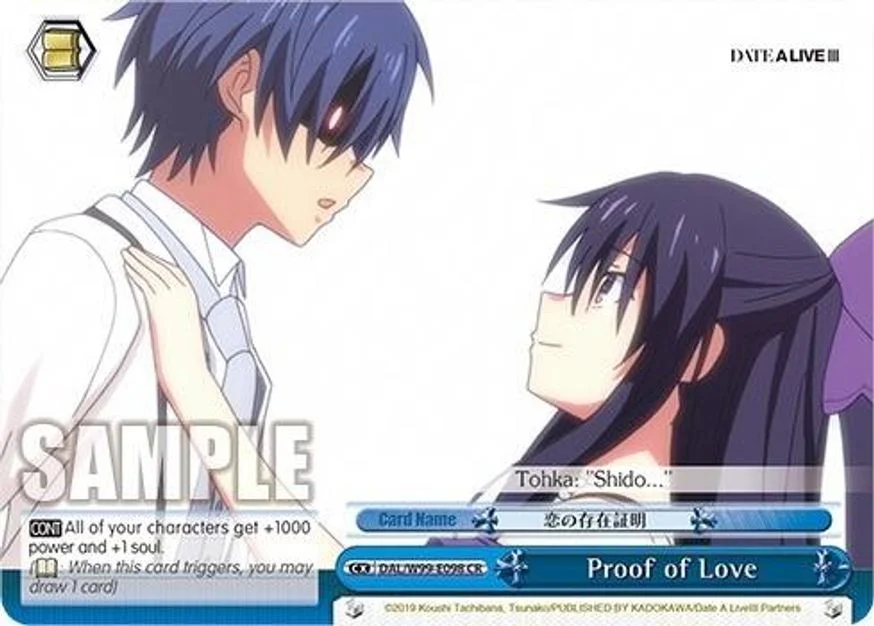 Proof of Love 「DAL/W99-E098」「EN」