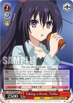 Taking a Break, Tohka 「DAL/W99-E061」「EN」