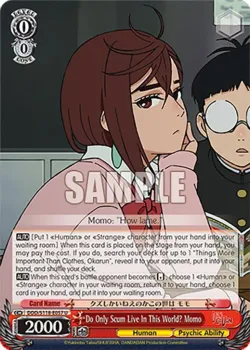 Do Only Scum Live In This World? Momo 「DDD/S118-E057」「EN」