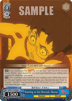 Wanting to Get Dressed, Okarun 「DDD/S118-E090」「EN」
