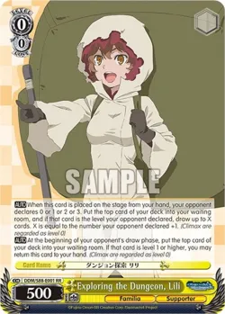 Exploring the Dungeon, Lili #DDM/S88-E001 · Weiss Schwarz