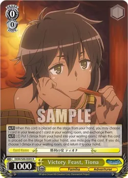 Victory Feast, Tiona #DDM/S88-E005 · Weiss Schwarz