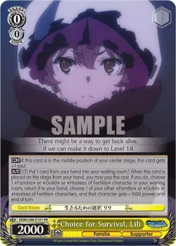 Choice for Survival, Lili 「DDM/S88-E101」「EN」