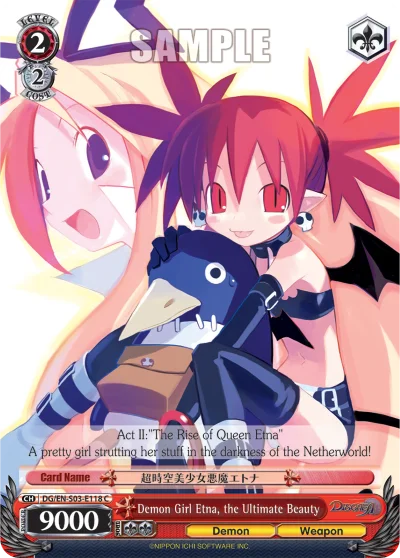 Demon Girl Etna, the Ultimate Beauty 「DG/S03-E118」「EN」