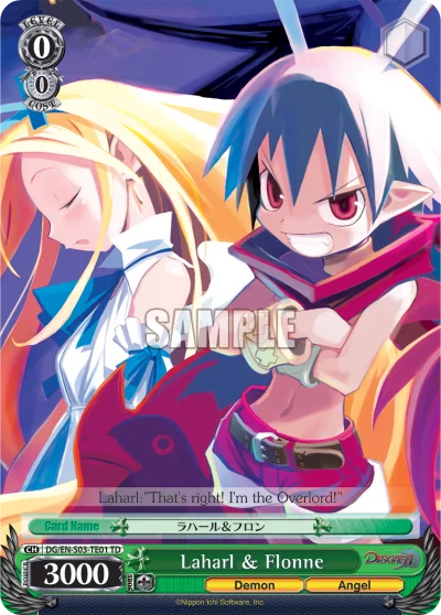 Laharl & Flonne 「DG/S03-TE01」「EN」