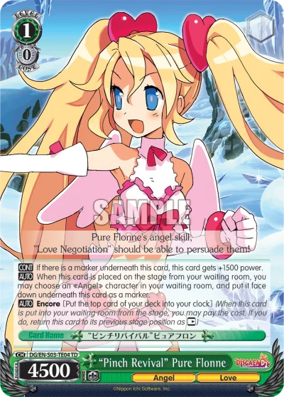 “Pinch Revival” Pure Flonne 「DG/S03-TE04」「EN」