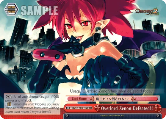Overlord Zenon Defeated!! 「DG/S03-TE20」「EN」
