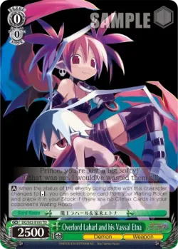 Overlord Laharl and his Vassal Etna #DG/S02-E103 · Weiss Schwarz