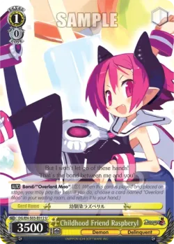Childhood Friend Raspberyl #DG/S03-E012 · Weiss Schwarz