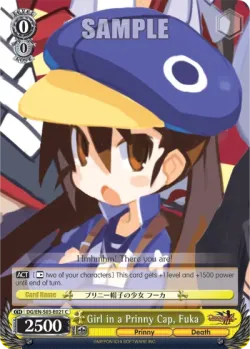 Girl in a Prinny Cap, Fuka #DG/S03-E021 · Weiss Schwarz