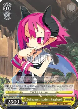 Delinquent Student, Raspberyl #DG/S03-E031 · Weiss Schwarz