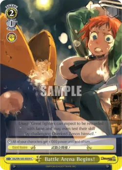 Battle Arena Begins! #DG/S03-E039 · Weiss Schwarz