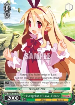 Evangelist of Love, Flonne #DG/S03-E049 · Weiss Schwarz