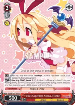 Likes Superhero Shows, Flonne #DG/S03-E097 · Weiss Schwarz