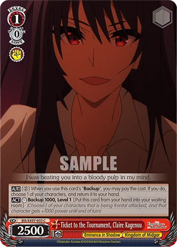 Ticket to the Tournament, Claire Kagenou 「EIS/SX07-033」「EN」