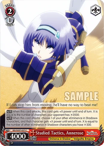 Studied Tactics, Annerose 「EIS/SX07-037」「EN」