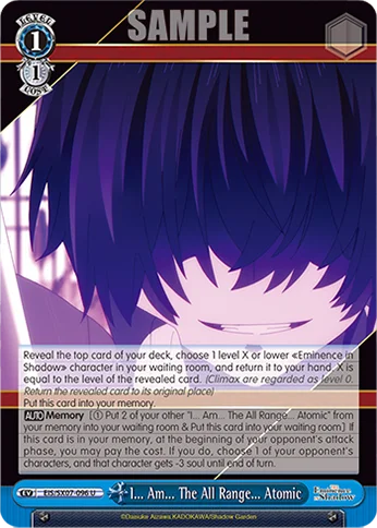 I... Am... The All Range... Atomic 「EIS/SX07-096」「EN」
