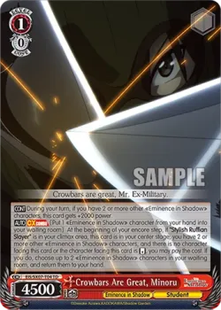 Crowbars Are Great, Minoru 「EIS/SX07-T04」「EN」