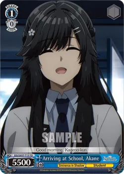 Arriving at School, Akane 「EIS/SX07-T15」「EN」