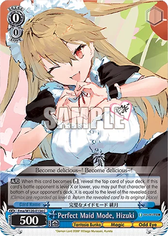 Perfect Maid Mode, Hizuki 「Fma/W120-E134」「EN」