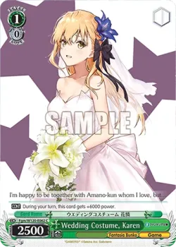 Wedding Costume, Karen #Fgm/W120-E062 · Weiss Schwarz