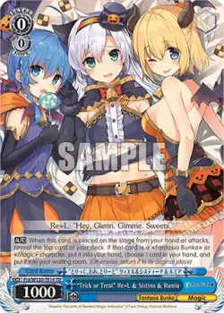 “Trick or Treat” Re=L & Sistina & Rumia #Fra/W120-TE14 · Weiss Schwarz